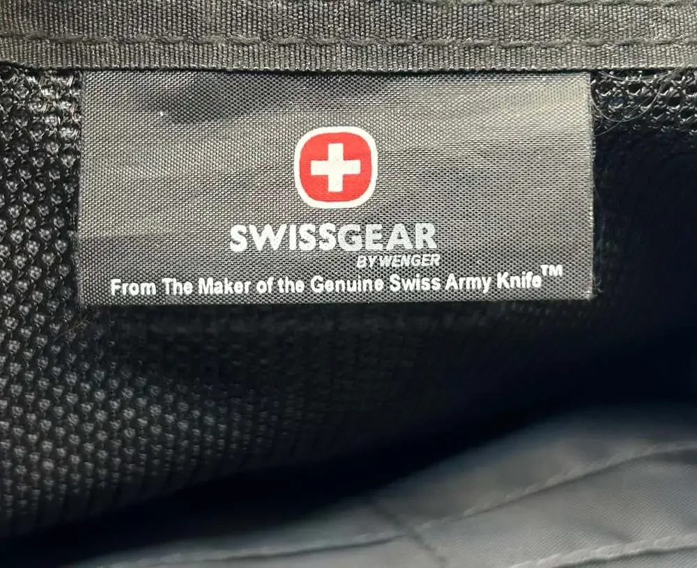 SwissGear by Wenger Vertical Travel Organizer Messenger Bag Black/Grey